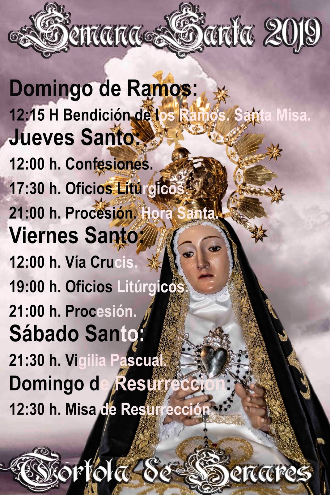 Semana Santa en Tórtola de Henares 2019 Tórtola de Henares